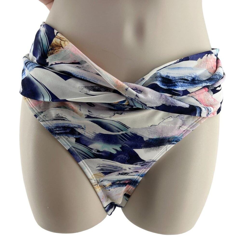 Athleta Vive Prism Twist Bottom Womens Swim Xlarge
